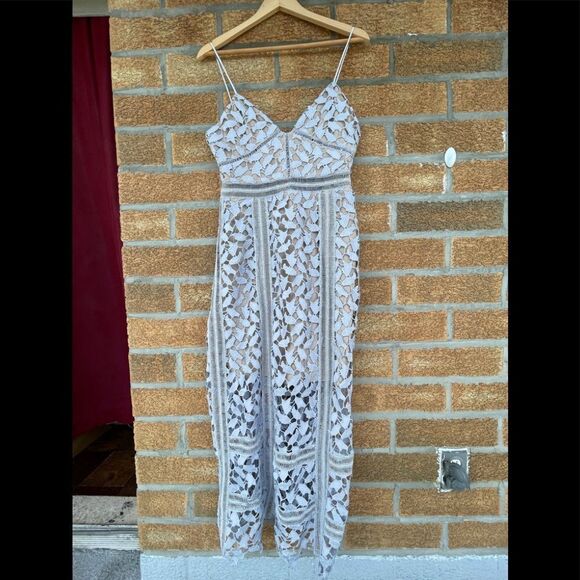 FEW MODA Fairy Midi Lace Dress medium - Picture 3 of 13